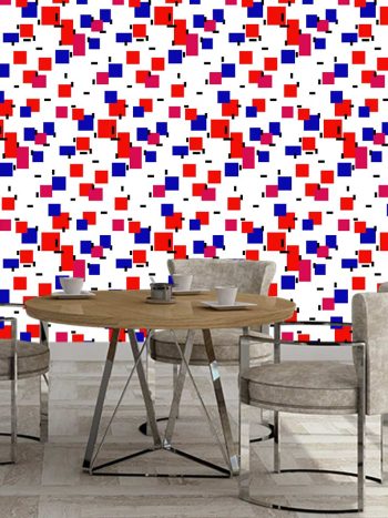 טפט Piet Mondrian Pattern 8