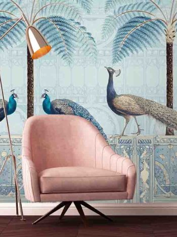 טפט Chinoiserie Birds Palace Diamond