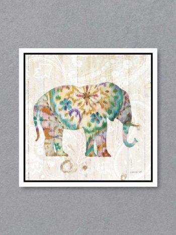 תמונה Boho Paisley Elephant I