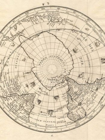 Old Map of the South Pole