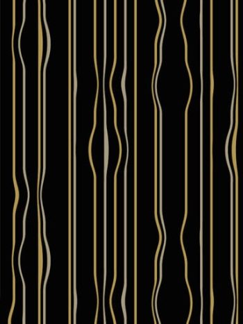 3D Stripe Black & Gold