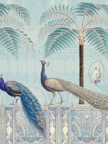 Chinoiserie Birds Palace – Sapphire