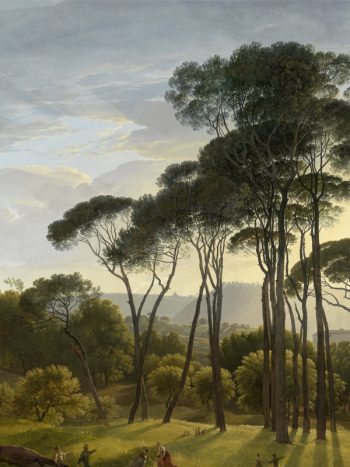 Italian Landscape with Umbrella Pines