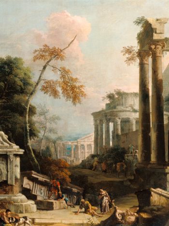 Landscape with Classical Ruins and Figures