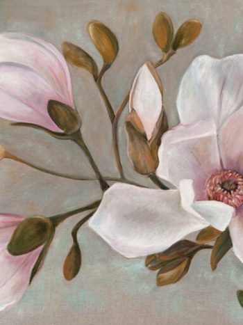 Magnolias on Linen