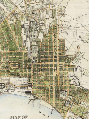 Map of Cape Town 1884