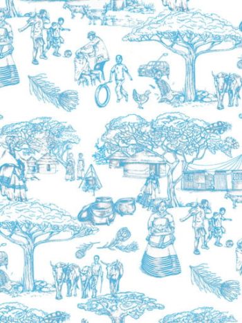 Noluthando Turquoise Toile