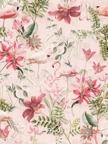 Vintage Blush Tropical Jungle – Pink