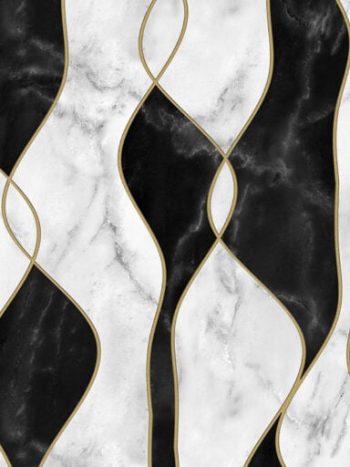 Wave Marble B&W