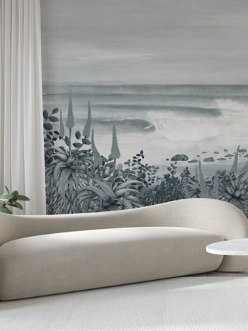 Summer Paradise Mural – Grey