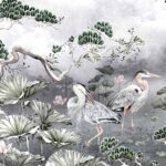 Silver Orient Mural