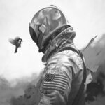 Trust – Black & White – Wallpaper