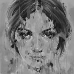 A Heart’s Burial – Black & White – Wallpaper