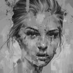 By My Little Hand – Black & White – Wallpaper