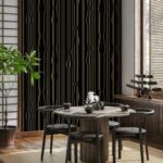 ⁦3D Stripe Black & Gold⁩ – תמונה ⁦2⁩