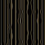 3D Stripe Black & Gold