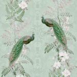 Chinoiserie Peacock Flowers – Royal