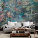 ⁦Senyol Collectiiion Studio Green Mural⁩ – תמונה ⁦2⁩
