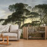⁦Italian Landscape with Umbrella Pines⁩ – תמונה ⁦2⁩