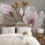 Magnolias on Linen