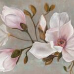⁦Magnolias on Linen⁩ – תמונה ⁦2⁩