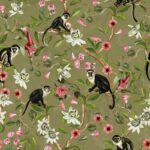 Monkeys and Lotus Flowers – Sage