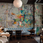 ⁦Senyol Collectiiion Studio Peach Mural⁩ – תמונה ⁦2⁩