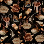 Shells and Sealife – Black