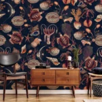 ⁦Shells and Sealife – Navy⁩ – תמונה ⁦2⁩