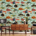 ⁦Vintage Fish – Light Blue⁩ – תמונה ⁦2⁩