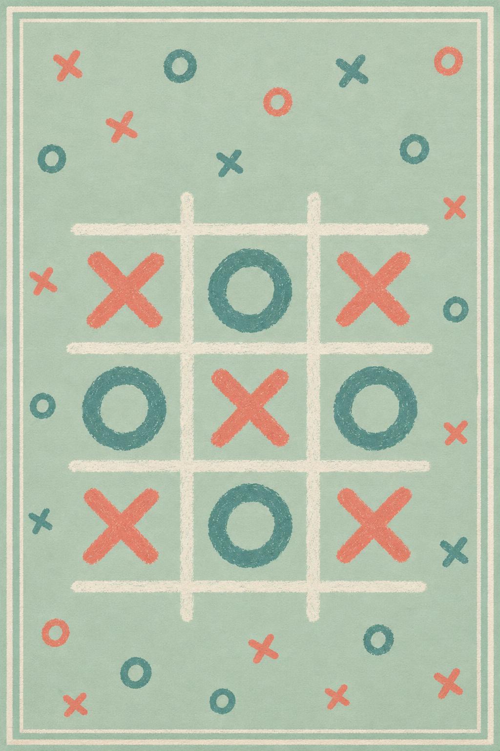 שטיח פי וי סי - איקס עיגול