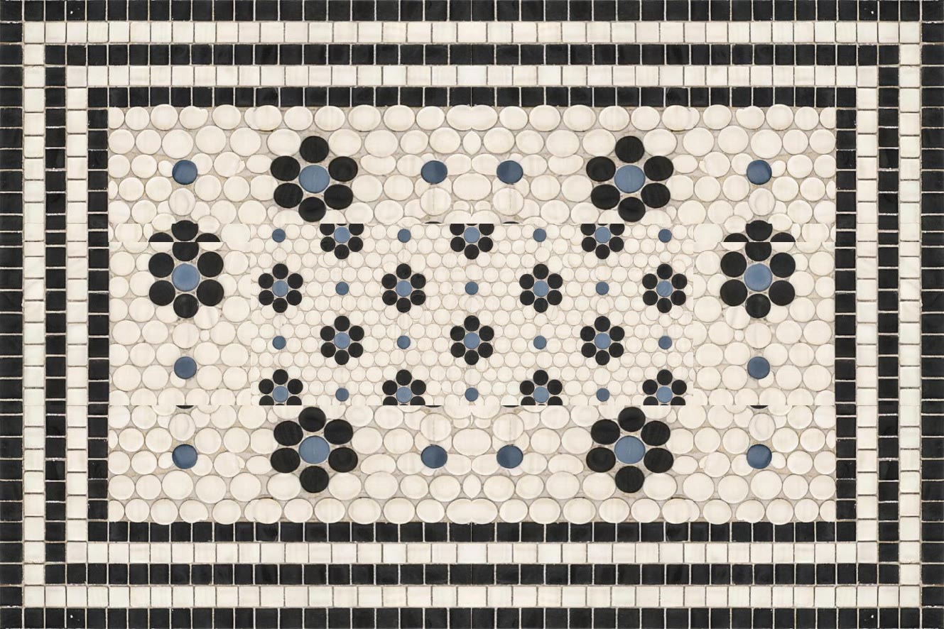פלייסמט מלבני 30×45 בדוגמה פסיפס